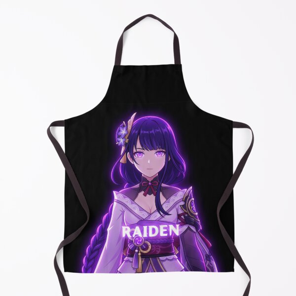 Item preview, Neon Plane of Euthymia Raiden Shogun - Fan Art Portrait designed and sold by EWCY store.