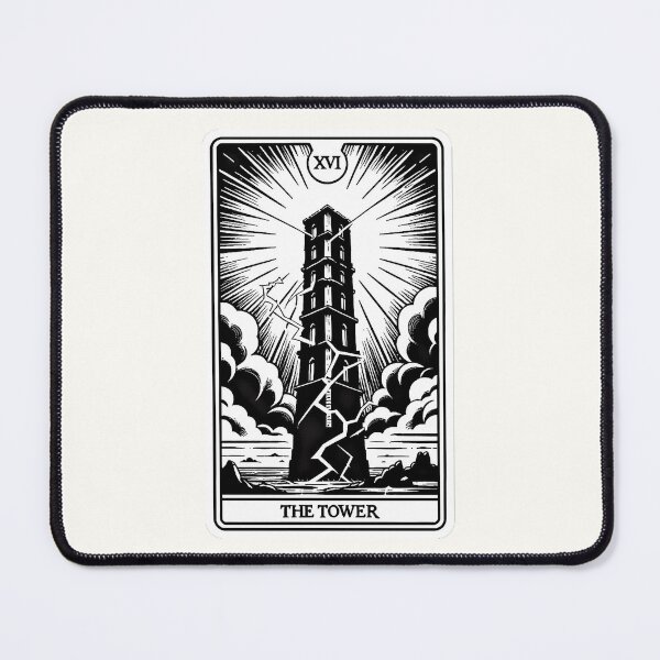 Item preview, The Tower  tarot card designed and sold by Roberta Calabrese.