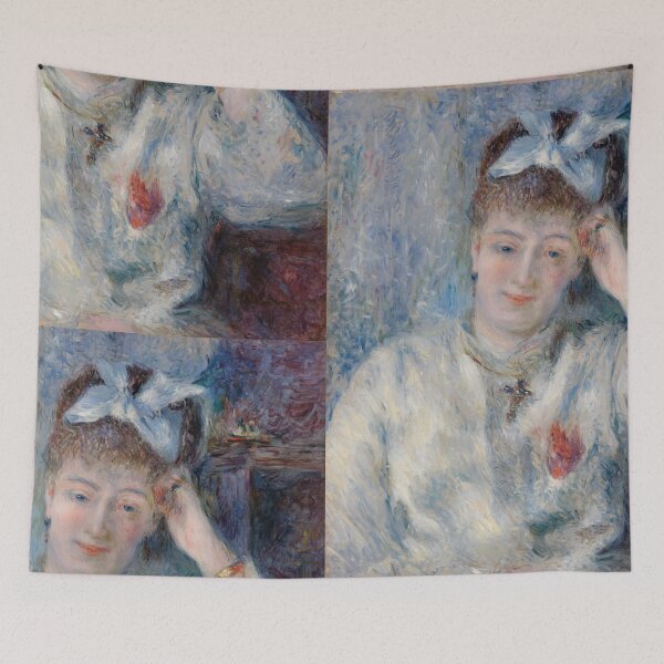 Item preview, Portrait of Mademoiselle Marie Murer by Pierre-Auguste Renoir: Impressionist Portrait Poster designed and sold by artofuniverse.