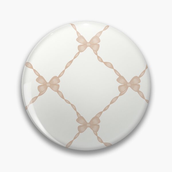 Item preview, Cream Bow Lattice Pattern designed and sold by MoonwillowArt.