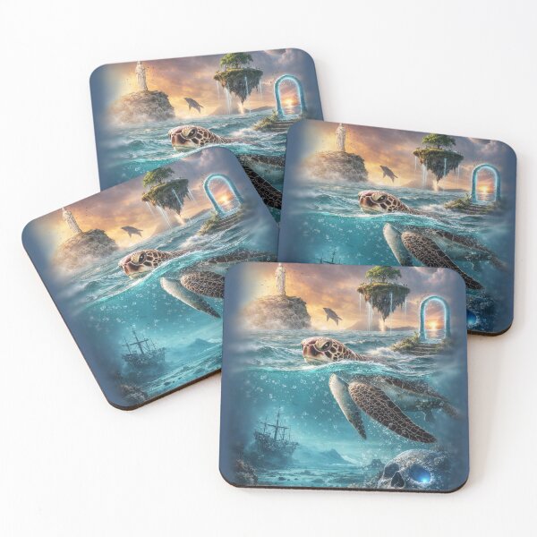 Item preview, The Sea Turtle and the Mysterious World designed and sold by Natart1004.