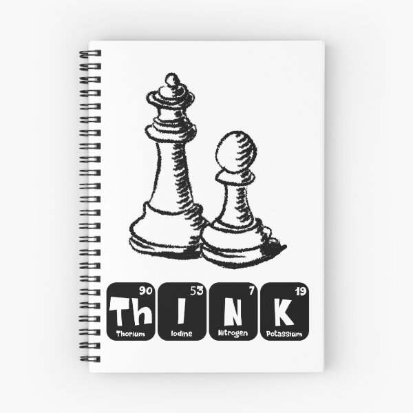 Item preview, Think Chess Player Funny Science Periodic Table Pun Strategy Geek Gift designed and sold by ScienceCorner.