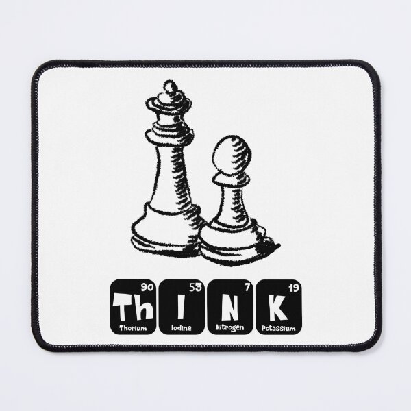 Item preview, Think Chess Player Funny Science Periodic Table Pun Strategy Geek Gift designed and sold by ScienceCorner.