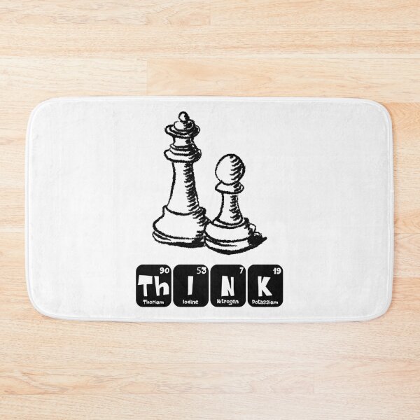 Item preview, Think Chess Player Funny Science Periodic Table Pun Strategy Geek Gift designed and sold by ScienceCorner.