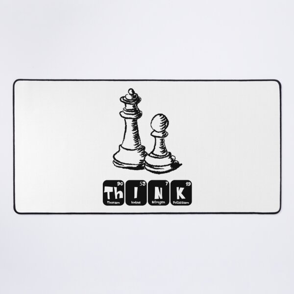 Item preview, Think Chess Player Funny Science Periodic Table Pun Strategy Geek Gift designed and sold by ScienceCorner.