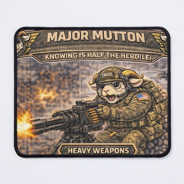 Item preview, Major Mutton – Sheep-I Joe Heavy Weapons Parody designed and sold by Thpoar.