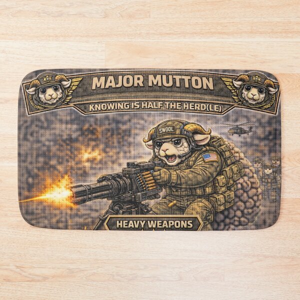 Item preview, Major Mutton – Sheep-I Joe Heavy Weapons Parody designed and sold by Thpoar.
