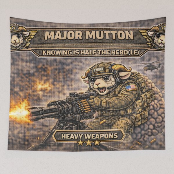 Item preview, Major Mutton – Sheep-I Joe Heavy Weapons Parody designed and sold by Thpoar.