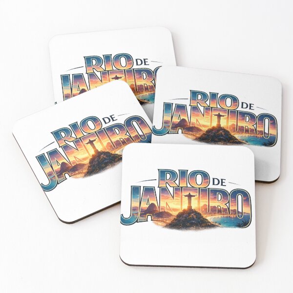 Item preview, Rio de Janeiro Sunset Typography Design designed and sold by MIArt Studio.