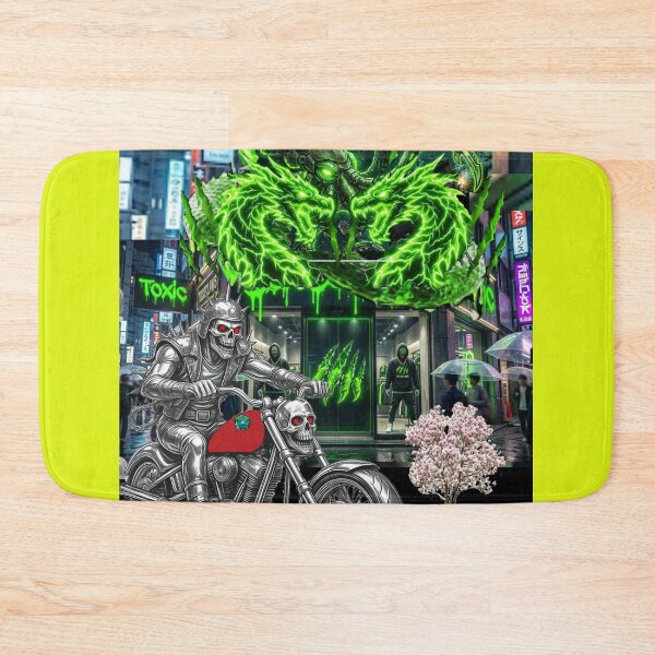 Item preview, Cyber Skeleton Biker - Tokyo Toxic Edition designed and sold by TOCOCLAWS.