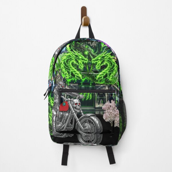 Item preview, Cyber Skeleton Biker - Tokyo Toxic Edition designed and sold by TOCOCLAWS.