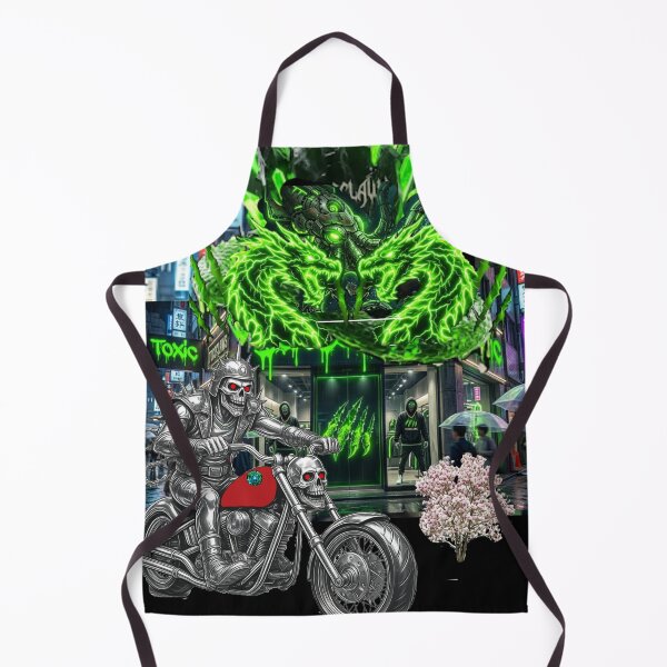Item preview, Cyber Skeleton Biker - Tokyo Toxic Edition designed and sold by TOCOCLAWS.