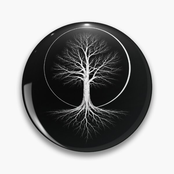 Item preview, Tree of Life Minimal Shirt Black White Spiritual Tree Roots Aesthetic T-Shirt designed and sold by MoosElkPL.