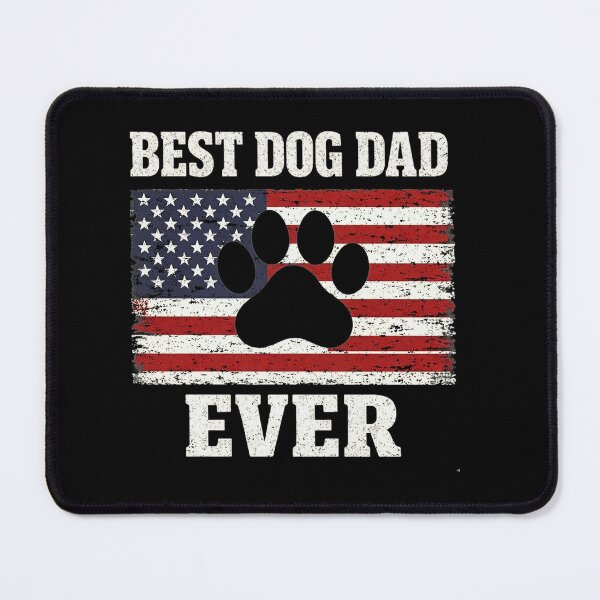 Item preview, Funny Dad Fathers Day Best Dog Dad Ever American Flag Men designed and sold by clothesy7.