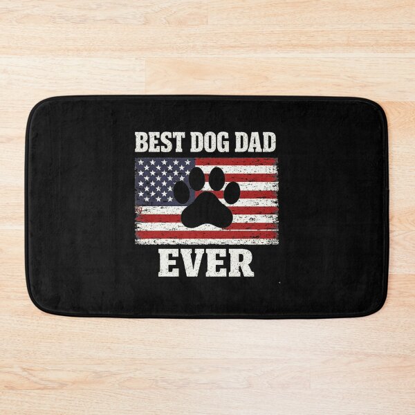 Item preview, Funny Dad Fathers Day Best Dog Dad Ever American Flag Men designed and sold by clothesy7.