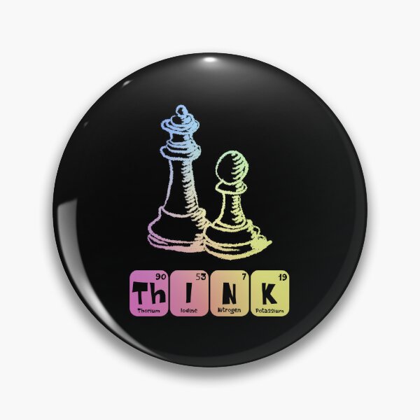 Item preview, Think Chess Player Funny Science Periodic Table Pun Strategy Geek Gift designed and sold by ScienceCorner.