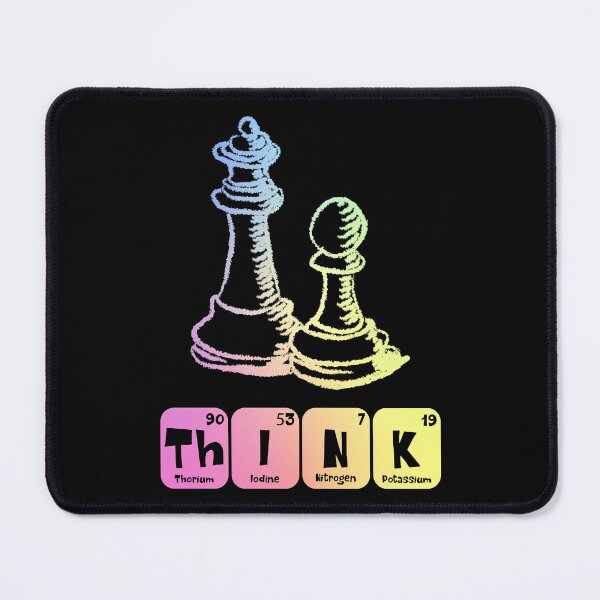 Item preview, Think Chess Player Funny Science Periodic Table Pun Strategy Geek Gift designed and sold by ScienceCorner.