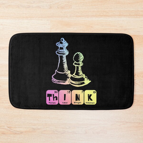 Item preview, Think Chess Player Funny Science Periodic Table Pun Strategy Geek Gift designed and sold by ScienceCorner.