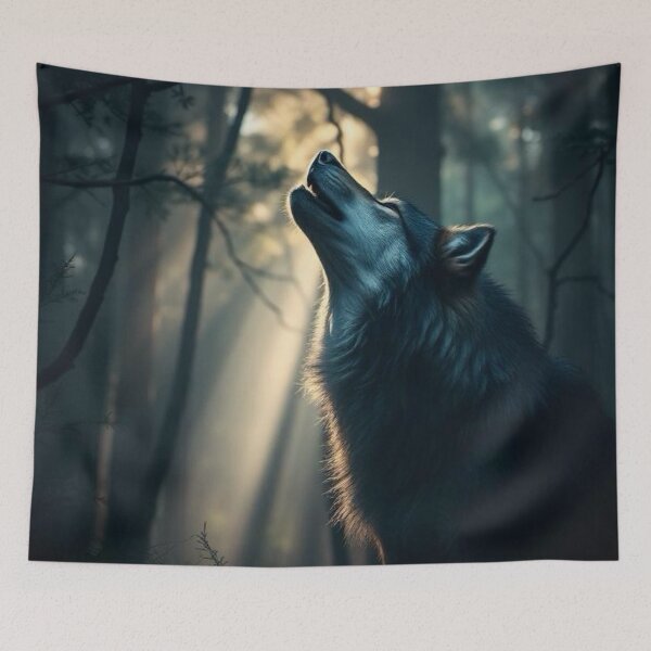 Item preview, Timber Howl designed and sold by TinCatOutPost.