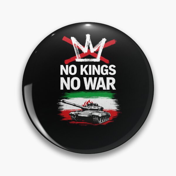 Item preview, No kings protest no war iran designed and sold by ArminGreen.