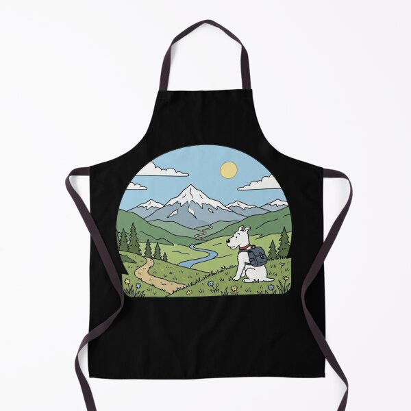 Item preview, The Peaceful Explorer: Adventurous White Terrier designed and sold by Paws And Pause.