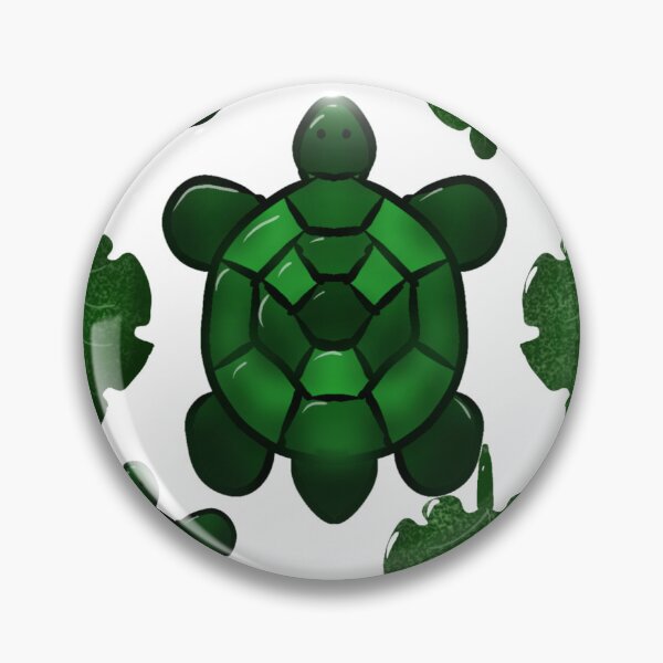 Item preview, Turtle Leaves Pattern Aesthetic Seamless Green Tortoise Tropical Nature DesignDesign with FlowersSeamless Ocean Animal Design designed and sold by HopeAndHustle.