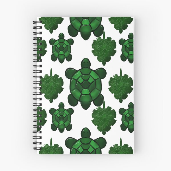 Item preview, Turtle Leaves Pattern Aesthetic Seamless Green Tortoise Tropical Nature DesignDesign with FlowersSeamless Ocean Animal Design designed and sold by HopeAndHustle.
