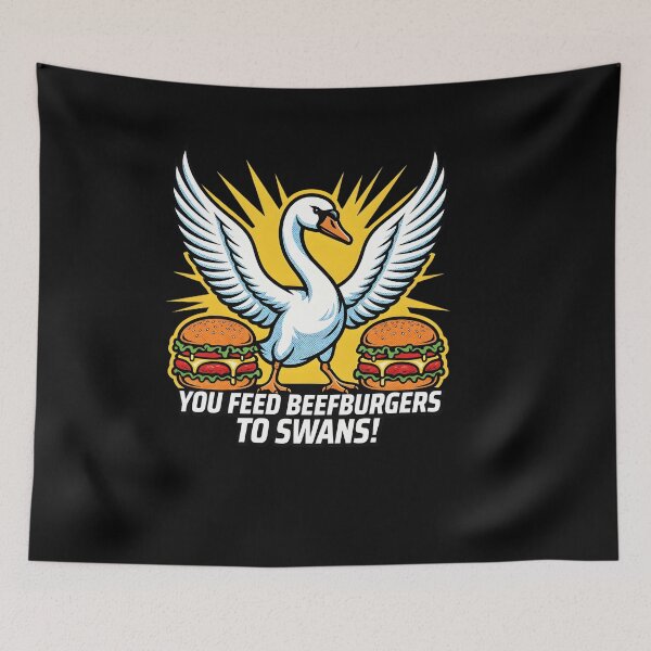 Item preview, You Feed Beefburgers to Swans Alan Partridge designed and sold by TshirtsOnline-.