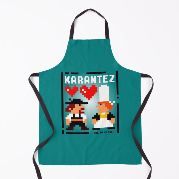 Item preview, Lovers of Brittany (Love in 8-bit) designed and sold by Breizh-Korser.