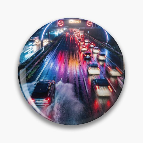 Item preview, High speed performance car on wet highway night designed and sold by RevUpDesign.