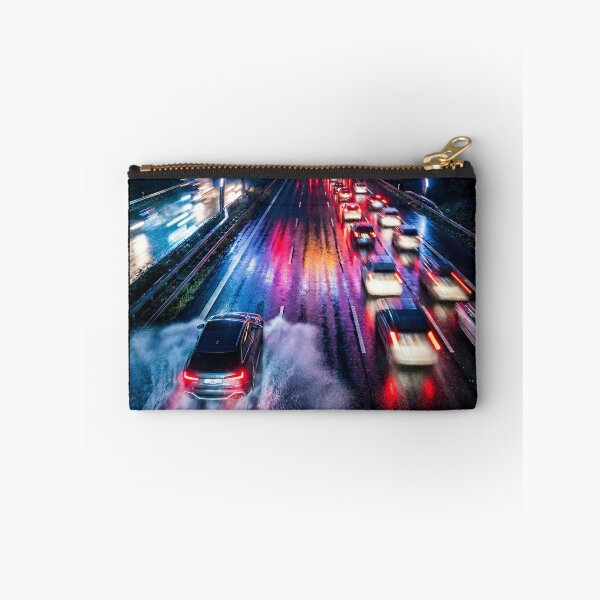 Item preview, High speed performance car on wet highway night designed and sold by RevUpDesign.