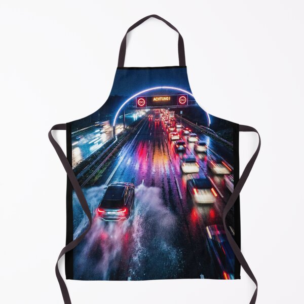 Item preview, High speed performance car on wet highway night designed and sold by RevUpDesign.