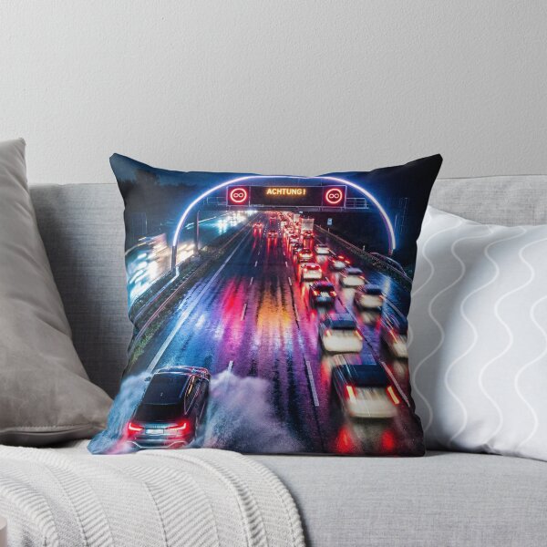 Item preview, High speed performance car on wet highway night designed and sold by RevUpDesign.