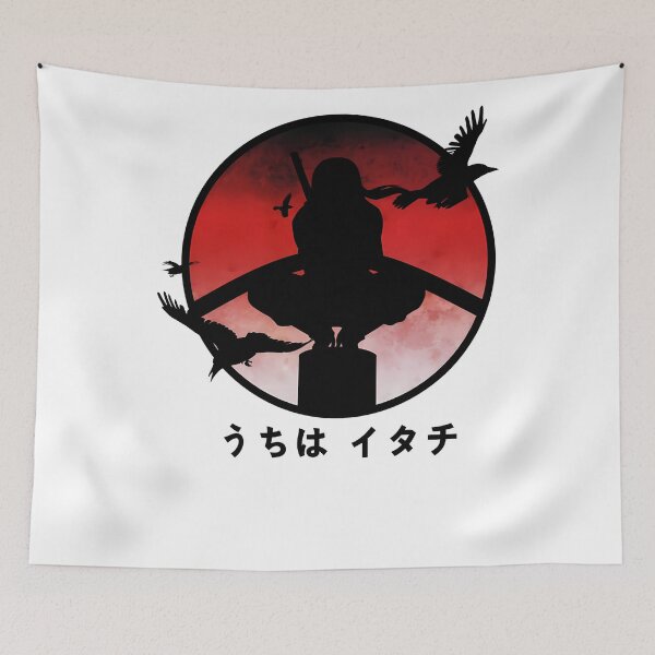 Aperçu de l'œuvre Silhouette de corbeau d'Uchiha Itachi créée et vendue par JTravisDesigns.