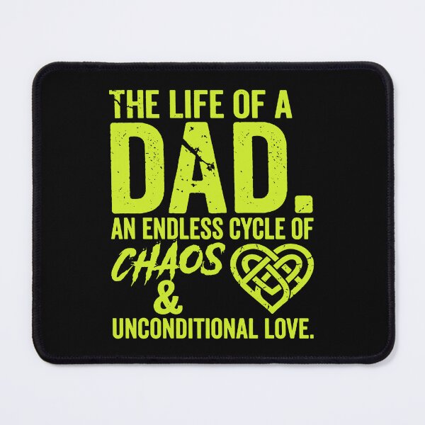 Item preview, The Life Of A Dad - Chaos And Unconditional Love Funny Father's Day designed and sold by Axivra.