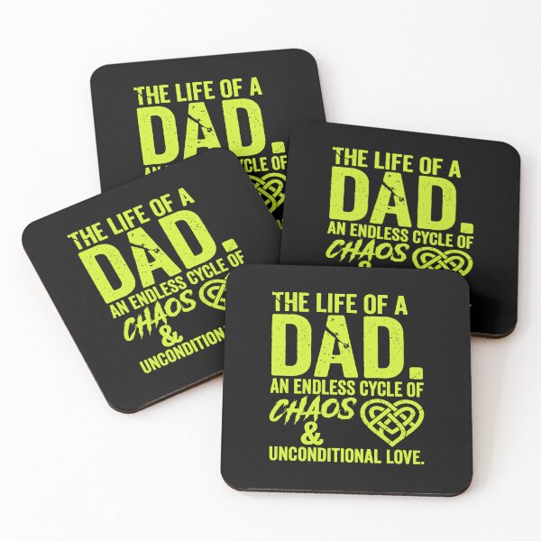 Item preview, The Life Of A Dad - Chaos And Unconditional Love Funny Father's Day designed and sold by Axivra.