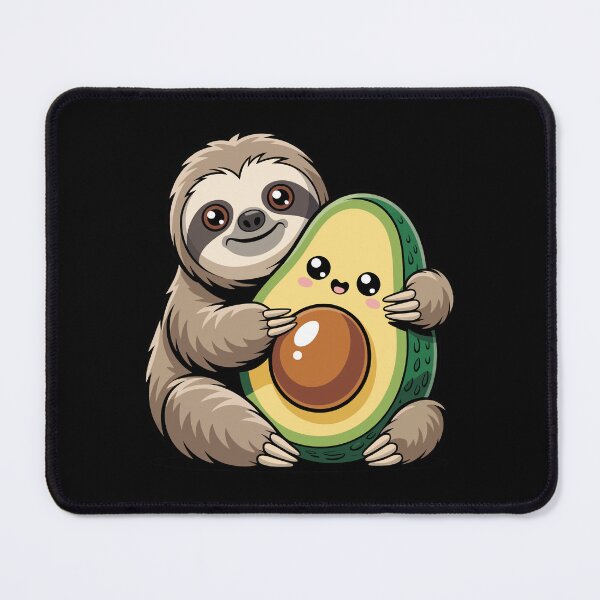 Item preview, Sloth Hugging a Cute Avocado designed and sold by jkrphoto.