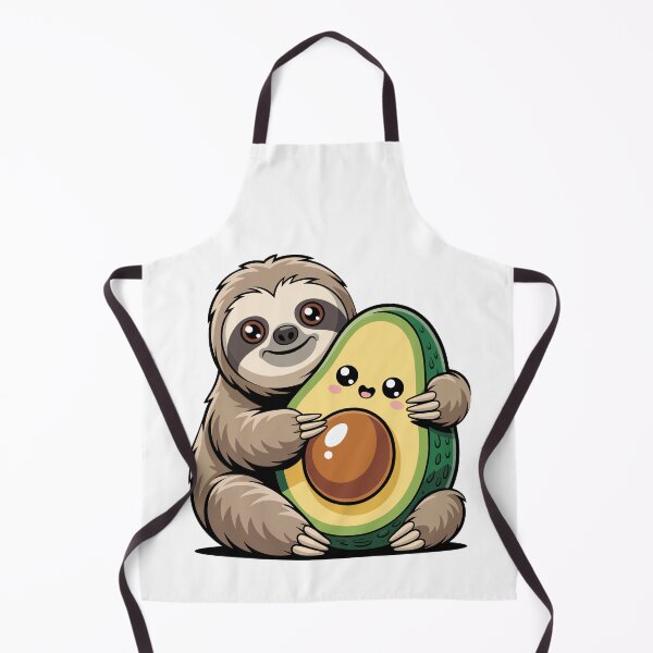 Item preview, Sloth Hugging a Cute Avocado designed and sold by jkrphoto.