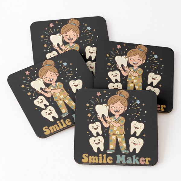 Item preview, Smile Maker Dental Hygienist One Smile At A Time — Funny Retro Dental Gift Tooth Character Shirt designed and sold by CottonFirst.