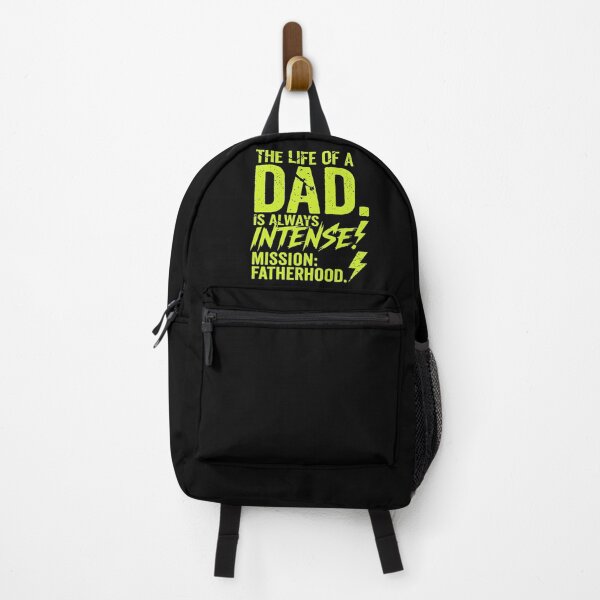 Item preview, The Life Of A Dad Is Always Intense - Mission Fatherhood Funny Dad Joke designed and sold by Axivra.