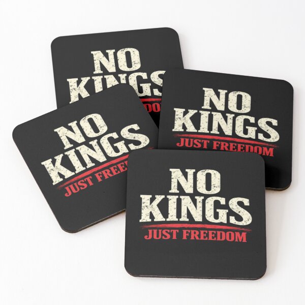 Item preview, Minimalist No Kings Just Freedom Bold Typography Patriotic Shirt designed and sold by Bulk order available .