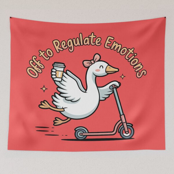 Item preview, GOOSE - OFF TO REGULATE EMOTIONS. designed and sold by 123ks.