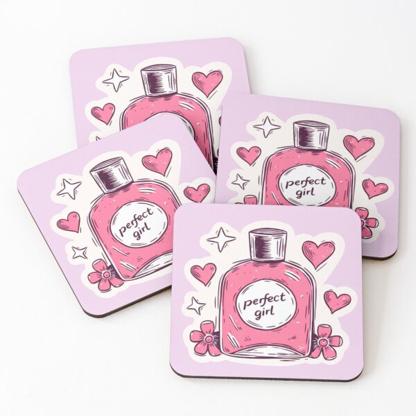 Item preview, Perfect Girl Perfume Aesthetic – Cute Pink Feminine Self Love Design designed and sold by TheStephanieRome.