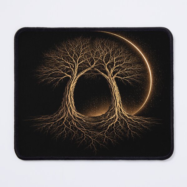 Item preview, Duality Tree Portal Shirt Spiritual Nature Aesthetic Cosmic Tree T-Shirt designed and sold by MoosElkPL.