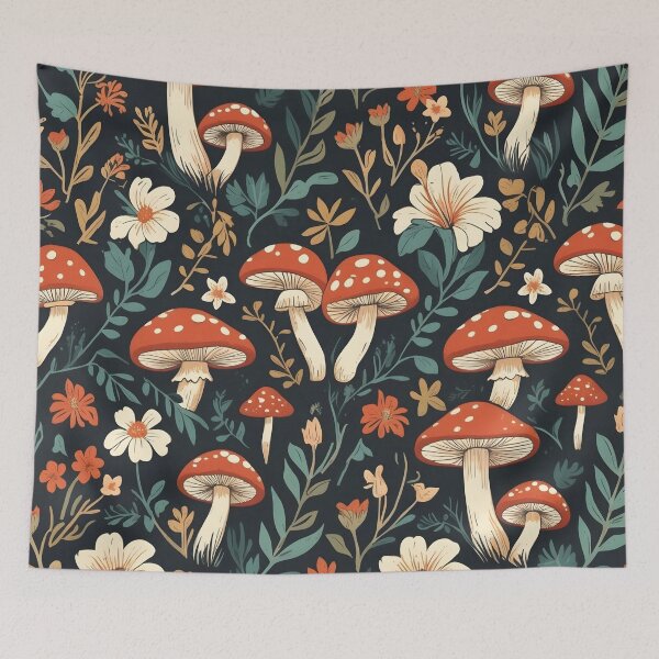Item preview, Trippy Mushroom Garden designed and sold by NK-Studios .