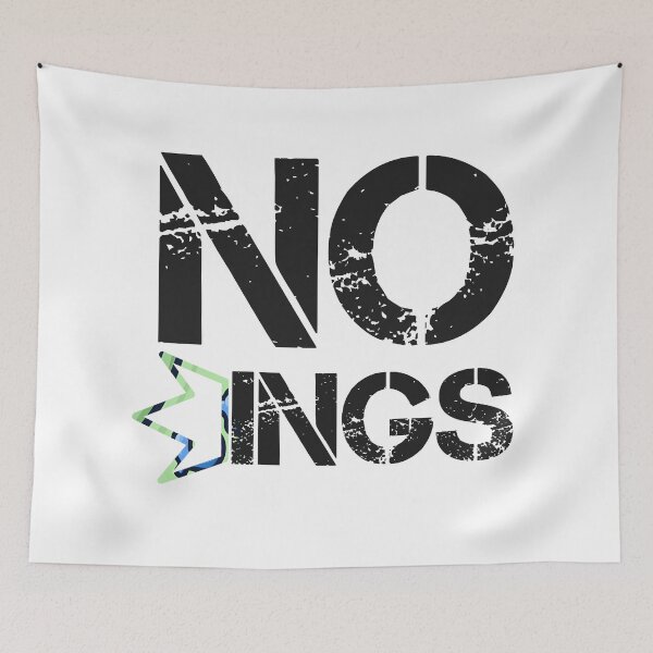 Item preview, Copy of No Kings - Bold Distressed Anti-Authority Typography Art Print designed and sold by DesignArtist.ia.