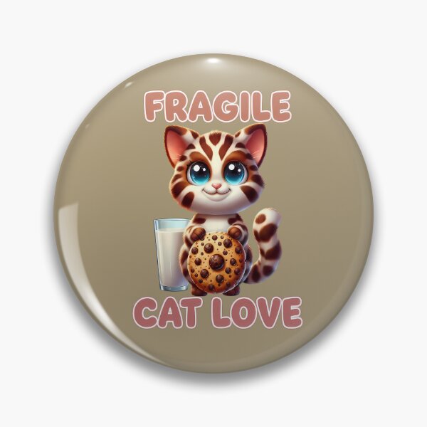 Item preview, Adorable Cereal Cookie Cat with Milk designed and sold by Art-Arcade6.