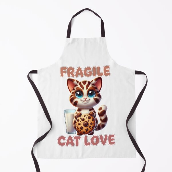 Item preview, Adorable Cereal Cookie Cat with Milk designed and sold by Art-Arcade6.