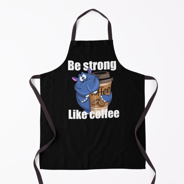 Item preview, Be strong hippo coffee white designed and sold by Maryart8.