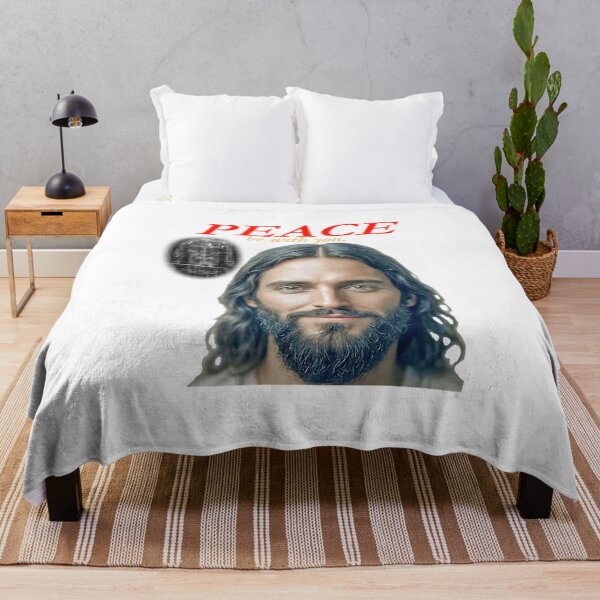 Item preview, Peace Be With You Jesus Shroud of Turin designed and sold by FiscalFashions.